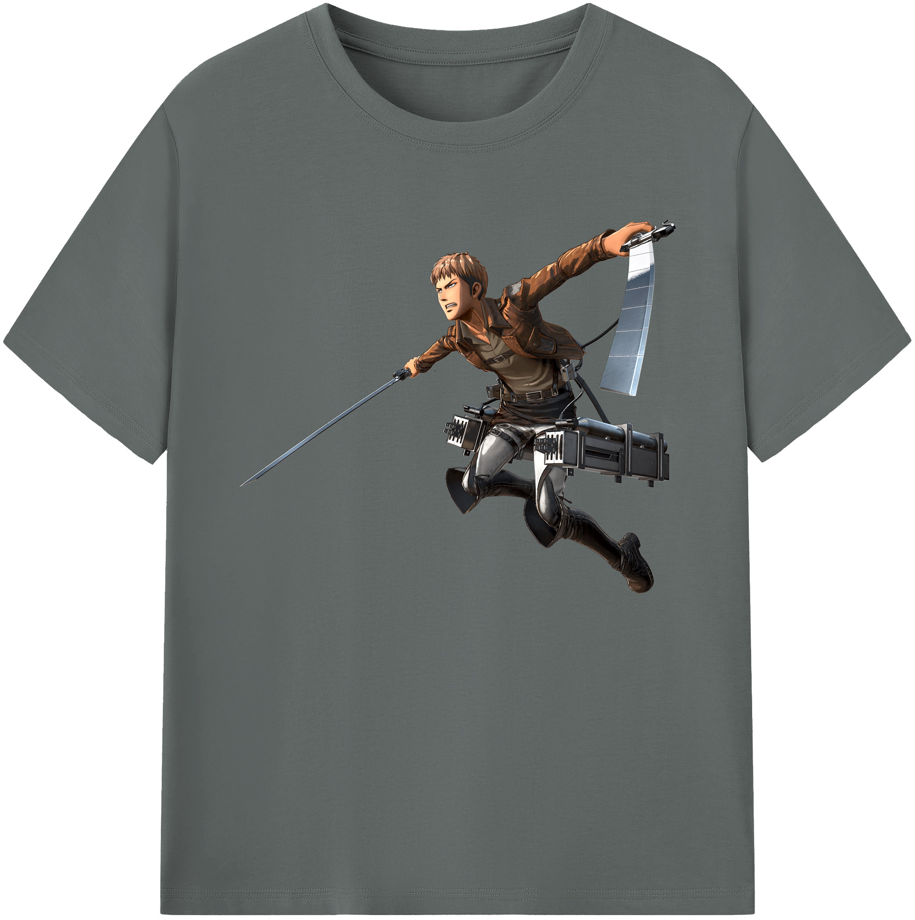 （画像用） 進撃の巨人 ジャン・キルシュタイン Attack on Titan Jean Kirstein 綿100％ メンズ半袖Tシャツ｜肌触りやわらか＆通気性